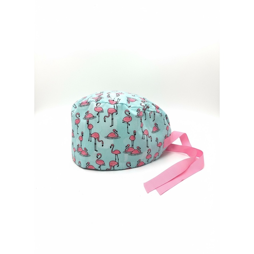 CALOMED Cute pink Flamingo Scrub Cap Surgical Hat